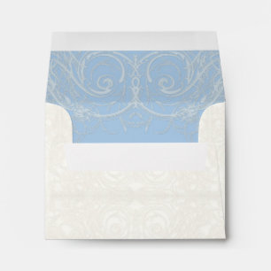Art Deco Nouveau Gatsby Style Gold n Lace Look Envelope