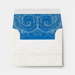 Art Deco Nouveau Gatsby Style Gold n Lace Look Envelope