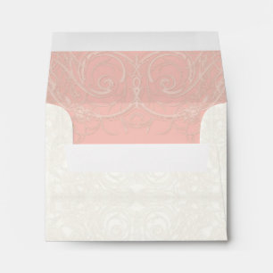 Art Deco Nouveau Gatsby Style Gold n Lace Look Envelope