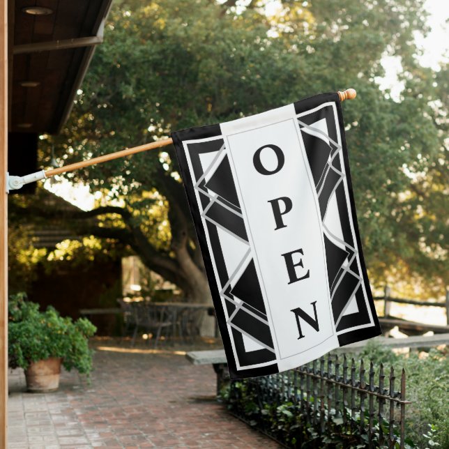 Art Deco Open Sign (In SItu)