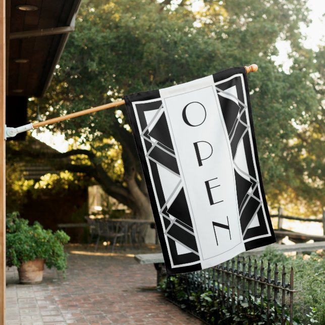 Art Deco Open Sign (In SItu)