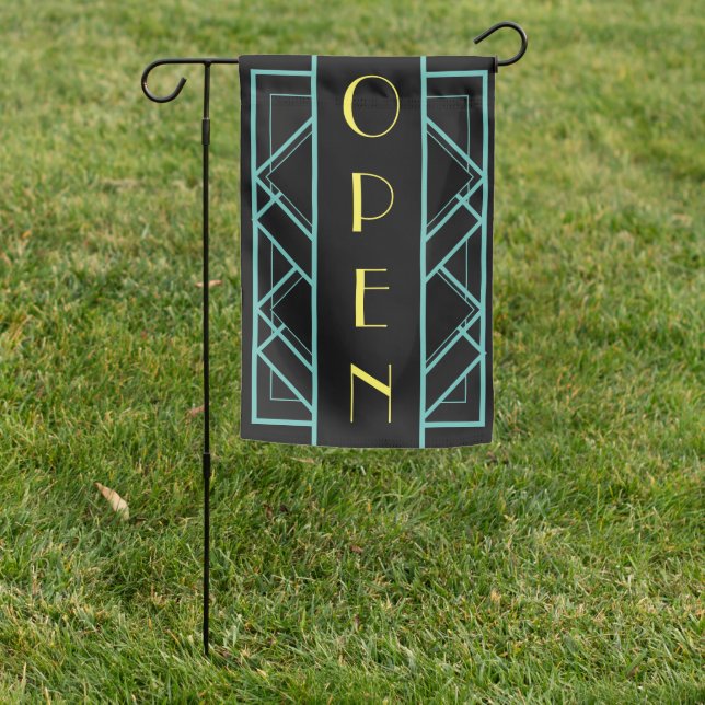 Art Deco Open Sign (In SItu)