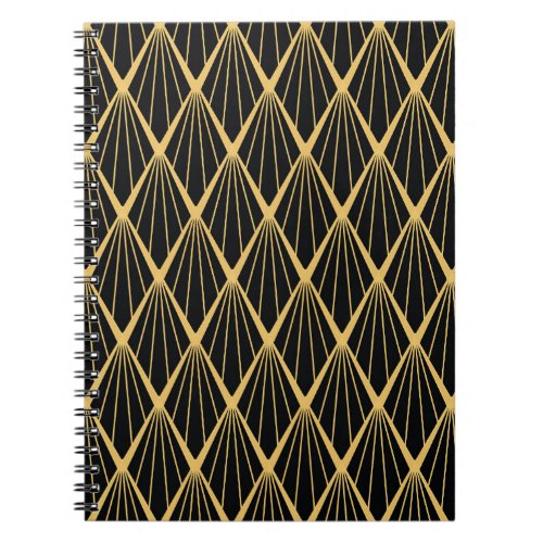 Art Deco Ornament Seamless Pattern Notebook