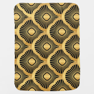 Art Deco Ornament: Seamless Vintage Pattern Baby Blanket
