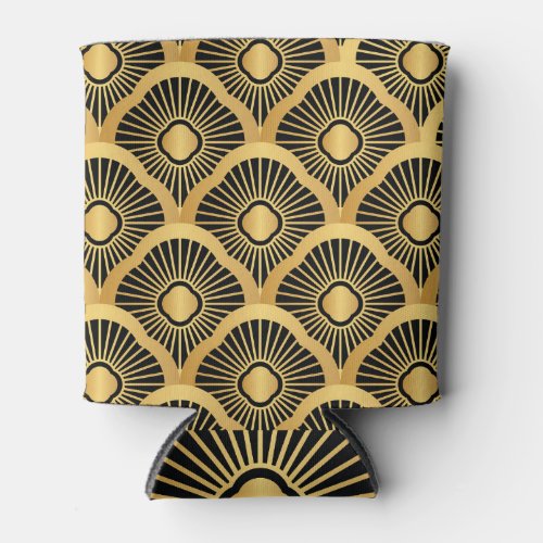 Art Deco Ornament Seamless Vintage Pattern Can Cooler