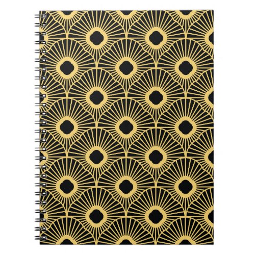 Art Deco Ornate Seamless Pattern Notebook