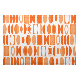 Art Deco Ovals  Cloth Placemat