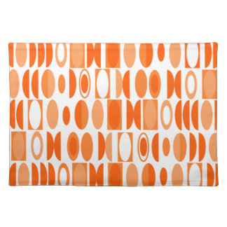 Art Deco Ovals  Cloth Placemat