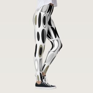 Art Deco Ovals Leggings