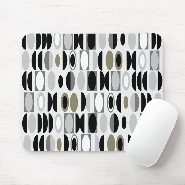Art Deco Ovals  Mouse Pad (With Mouse)