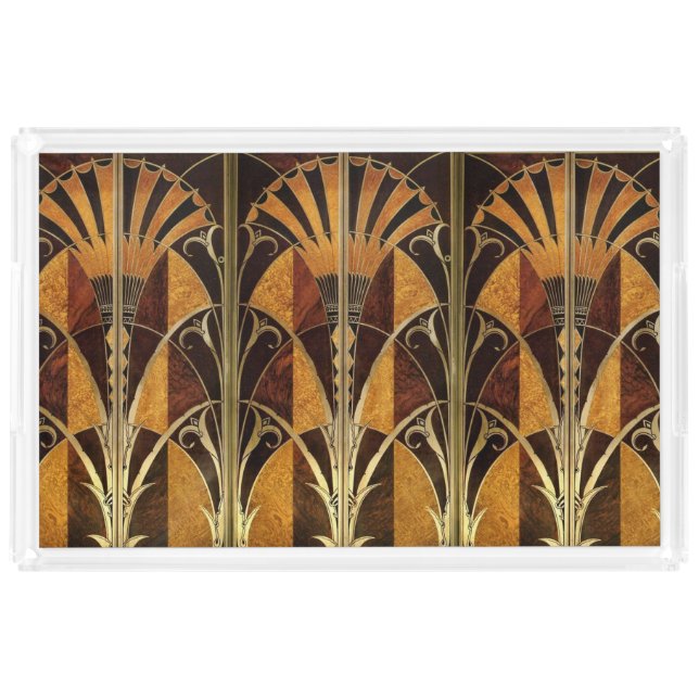 ART DECO PANELS  ACRYLIC TRAY (Front)