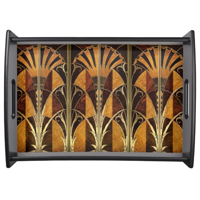 ART DECO PANELS SERVING TRAY (Front)