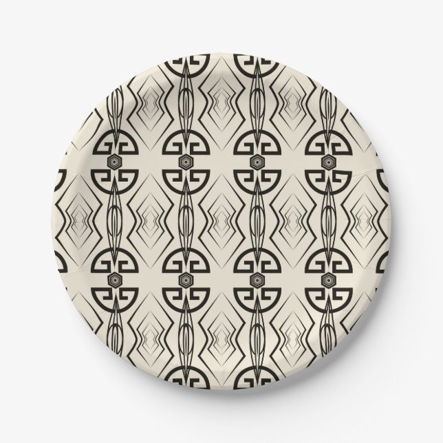 Art Deco Paper Plates (Front)