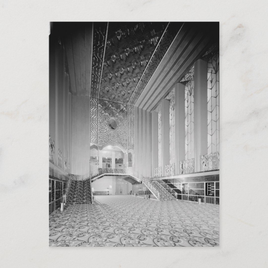 Art Deco Paramount Theatre, Oakland, CA Postcard Zazzle