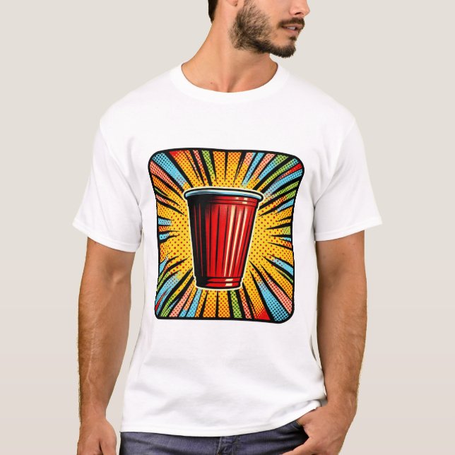 Art Deco Party Cup T-Shirt (Front)