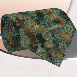 Art Deco Patina Neck Tie