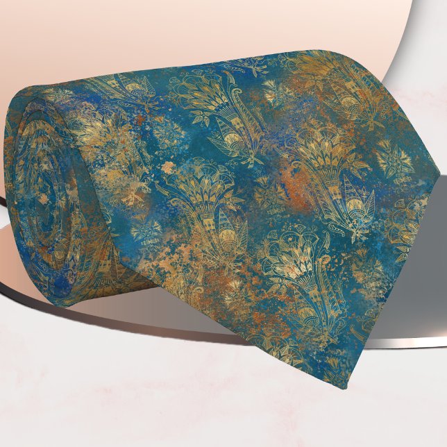Art Deco Patina Neck Tie (Creator Uploaded)