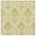 Art Deco Pattern 01 - Deco Gold on Off-White Fabric