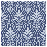 Art Deco Pattern 01 - Lavender Blue on Dark Blue Fabric