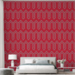 Art Deco Pattern 05 - Spanish Gray on Paradise Pin Wallpaper<br><div class="desc">Art Deco Pattern 05 - Spanish Gray on Paradise Pink</div>