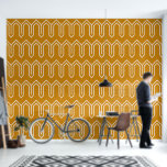 Art Deco Pattern 05 - White on Deco Gold 2 Wallpaper<br><div class="desc">Art Deco Pattern 05 - White on Deco Gold 2</div>