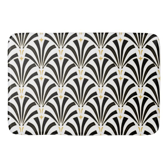 Art Deco Pattern Bathroom Mat (Front)