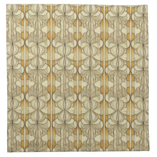Art Deco Pattern Cloth Napkin