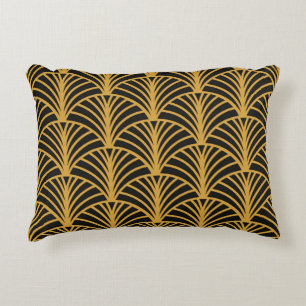Art Deco pattern. decoration ornament.  Accent Pillow