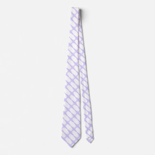 Art Deco Pattern in Lilac Neck Tie