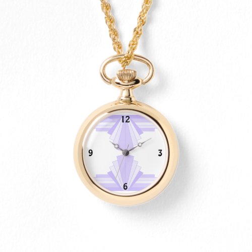 Art Deco Pattern in Lilac Watch