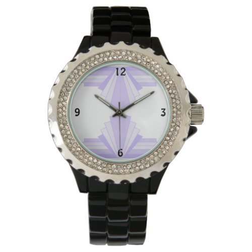 Art Deco Pattern in Lilac Watch