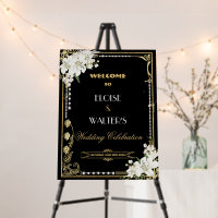 Art Deco Pearls Floral Gatsby Roaring 20s Wedding