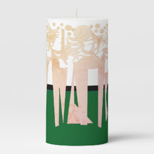 ART DECO PILLAR CANDLE