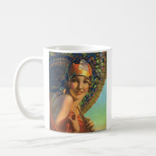 Art Deco Pin up girl Vintage art  Coffee Mug