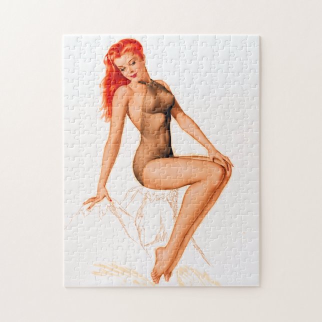 Art Deco Pin Up Jigsaw Puzzle (Vertical)