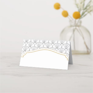 Art Deco Place Cards for Vintage Wedding or Party