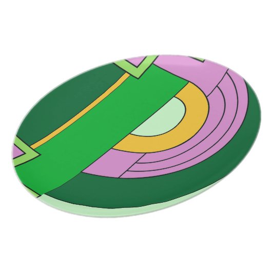 Art Deco Plate (Left Side)