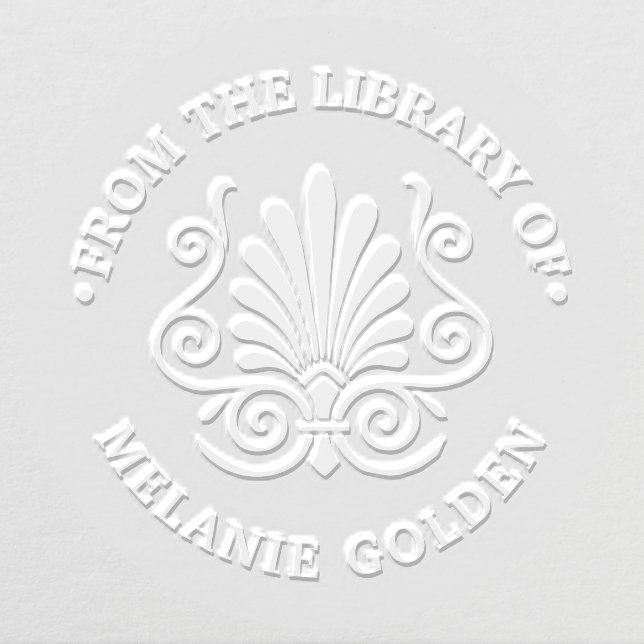 Art Deco Plume Arabesque From the library of Name Embosser (Design)