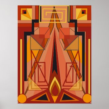 Art Deco Poster 37 by BeeHappyNow at Zazzle