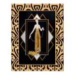 Art Deco Poster (Inspired by Erte). Art Deco Poster (Inspired by Erte).