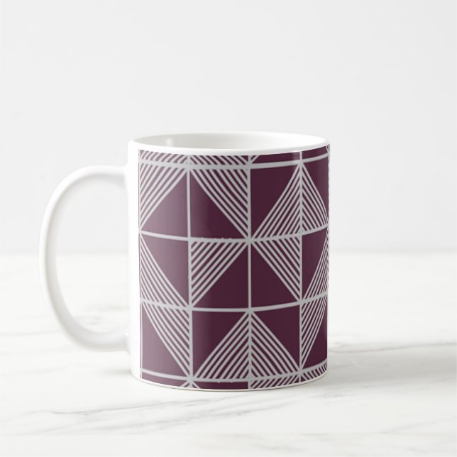 Art Deco Puzzle Coffee Mug (Left)