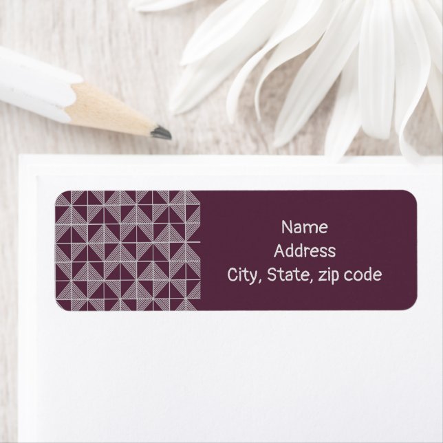 Art Deco Puzzle  Label (Insitu)