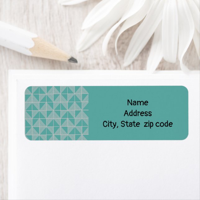 Art Deco Puzzle  Label (Insitu)