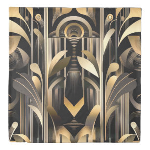 Art Deco Queen Size Duvet Cover