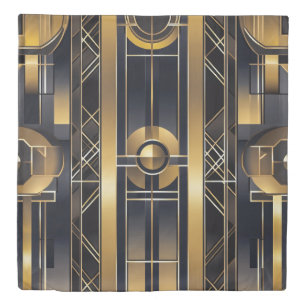 Art Deco Queen Size Duvet Cover