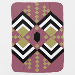 Art Deco Quilt Inspired Baby Blanket