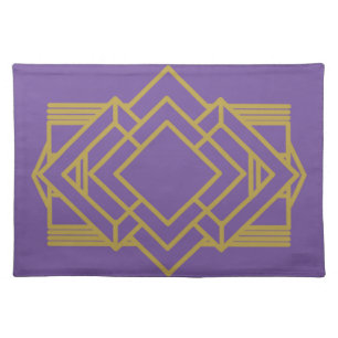 Art Deco Quilt Inspired Cloth Placemat