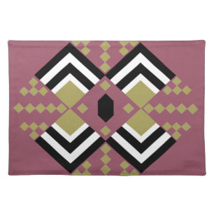 Art Deco Quilt Inspired Cloth Placemat
