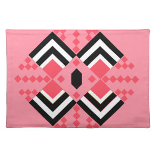 Art Deco Quilt Inspired Cloth Placemat
