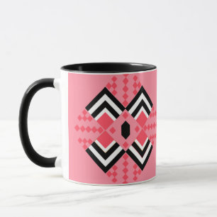 Art Deco Quilt Inspired Mug